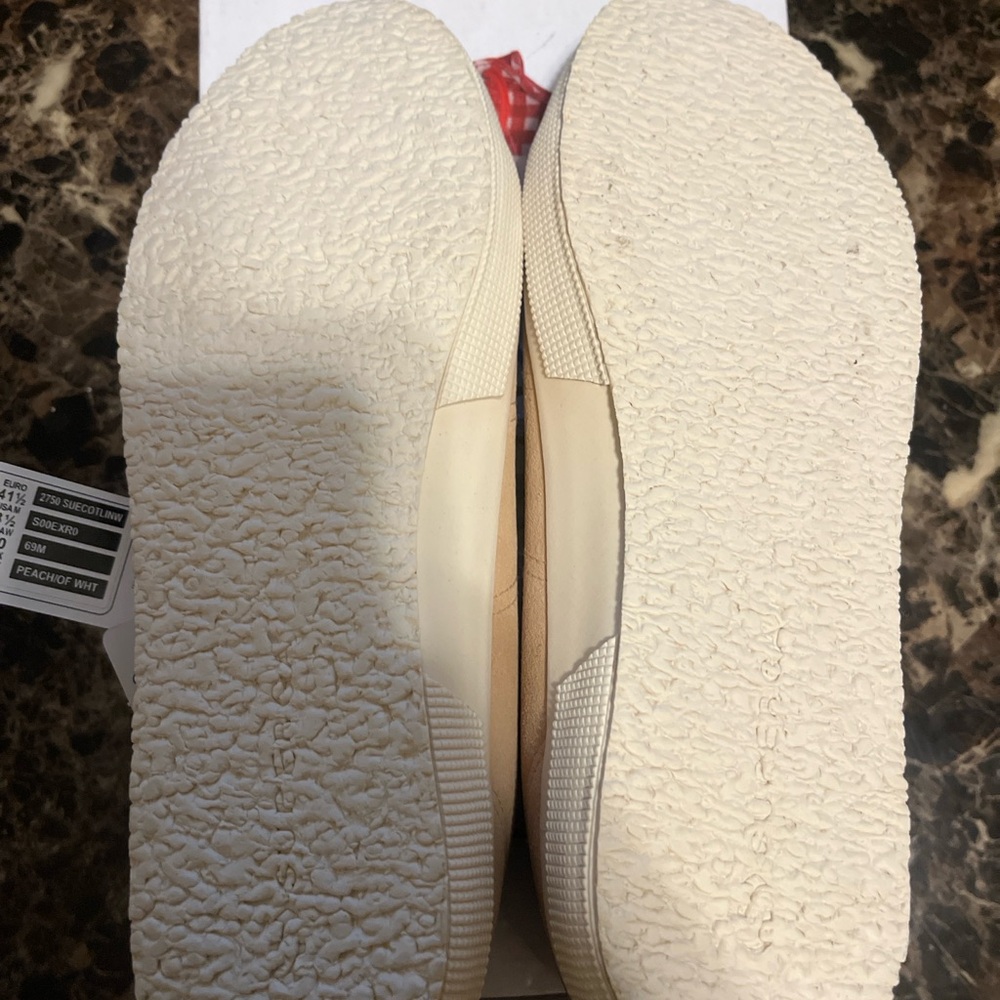 Superga Tan Sneakers (Men (8.5) Women 10) - Picture 3 of 5